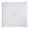 Weiße Flieseneffekt wasserdichte PVC -Wandduschplatte